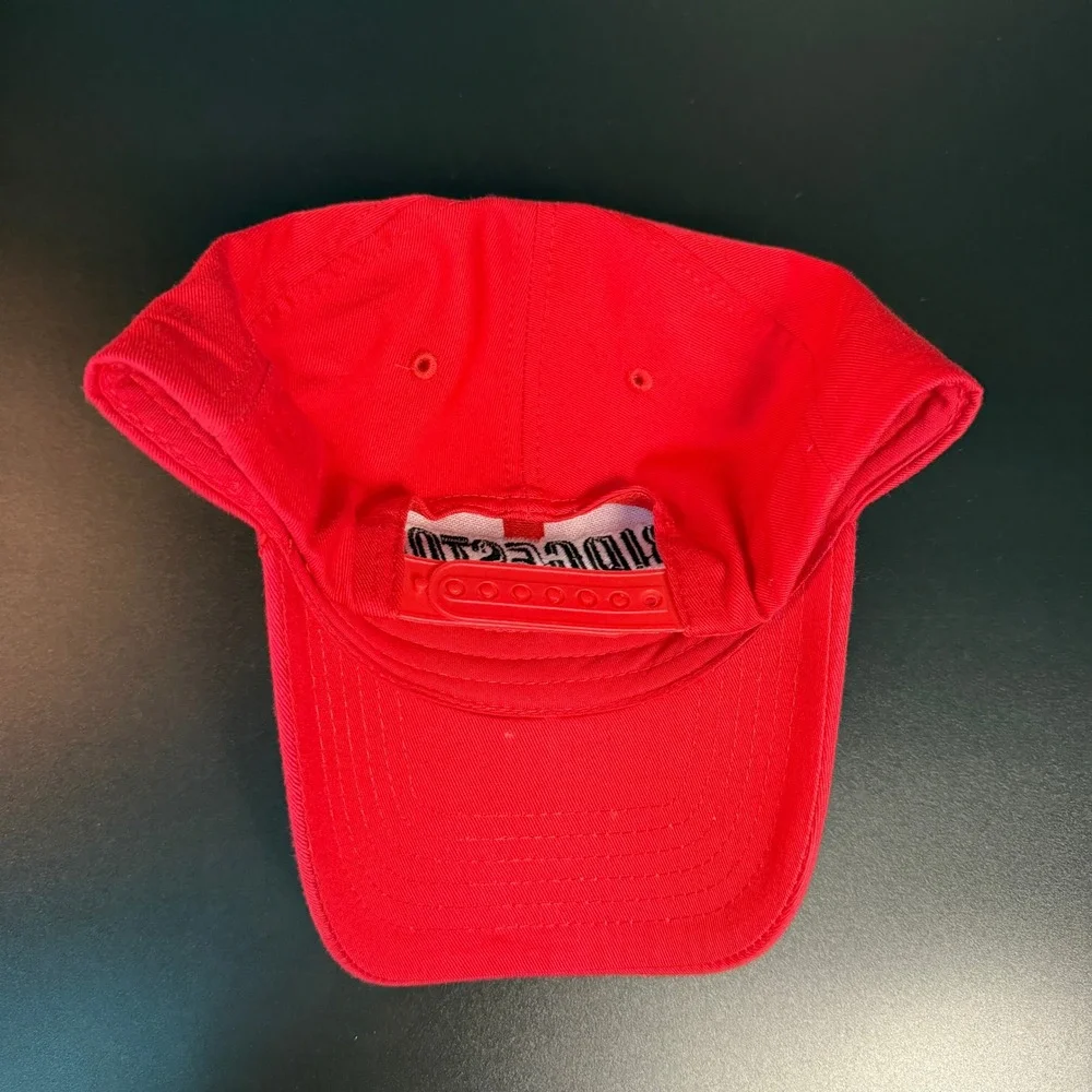 Bridgestone Motorsport Logo Red Cotton Snapback Baseball‎ Hat Mens OSFA